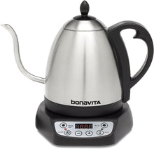 Load image into Gallery viewer, Bonavita 1.0L Variable Temperature Electric Kettle, 1.0 Liters, Metallic